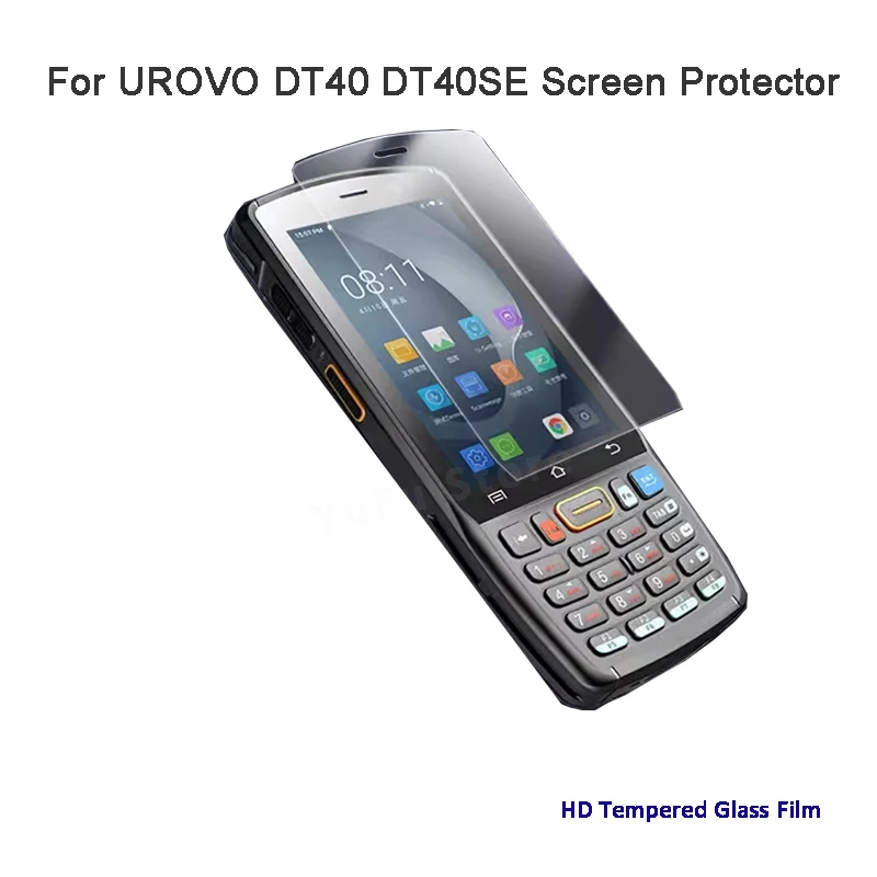 2/3Pcs/Lot For UROVO DT40 DT40SE HD Tempered Glass Film Anti Scratch Protective Film