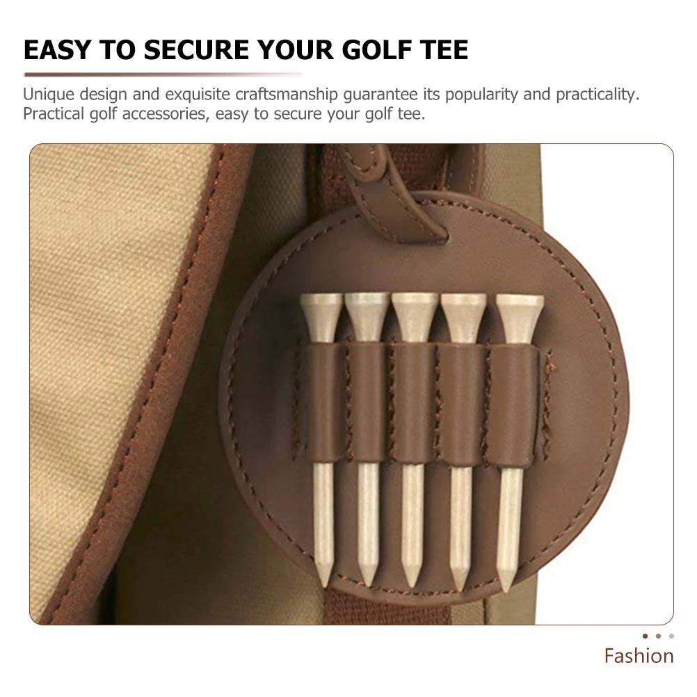 

Golf Spike Case Holsters Storage Bag Pouch Portable Golfs Accessories Tees Container Organizer Men Golfing