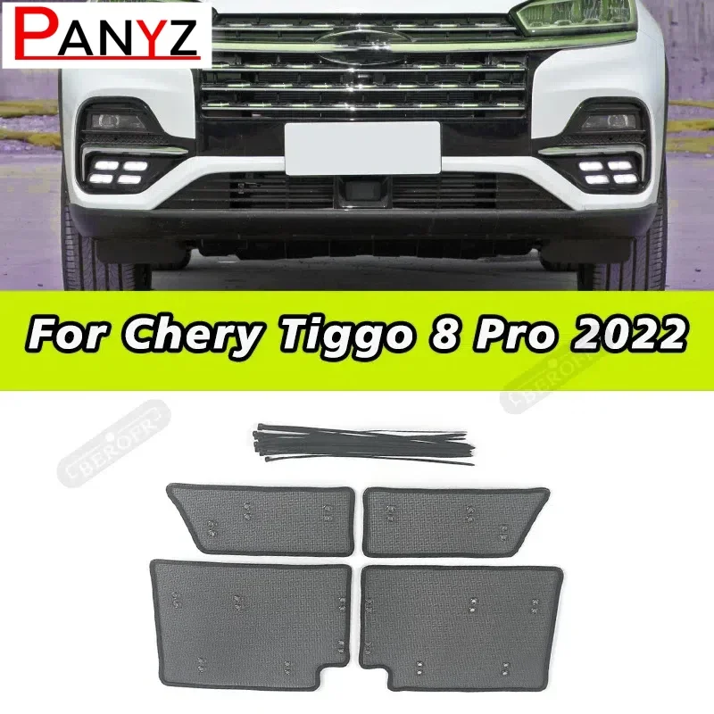 

Accessories Car-styling Front Grille Insect Screen Body Protection Cover Kit For Chery Tiggo 8 Pro 2022 Front Grille Net Covers