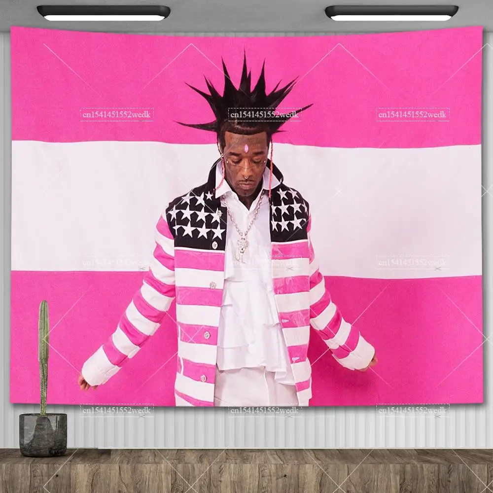 Lil Uzi Vert Wall Tapestry Y2K Aesthetic Art