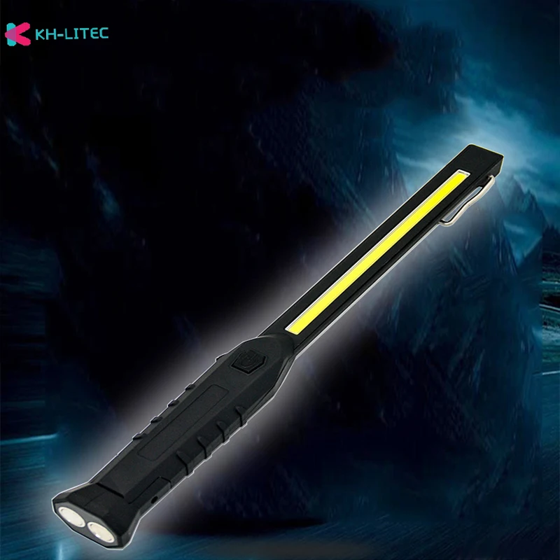 Imagem -06 - Lanterna Magnética Portátil Cob Led Usb Recarregável Tocha Lanterna Luz de Inspeção Camping Lâmpada de Reparo do Carro Novo