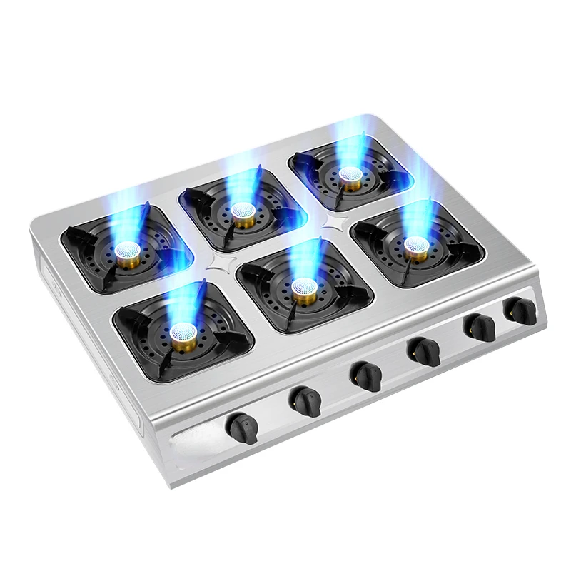 Commercial Cooker liquefied gas multi-head honeycomb gas stove 3468 more than eye pioneer casserole gas stove