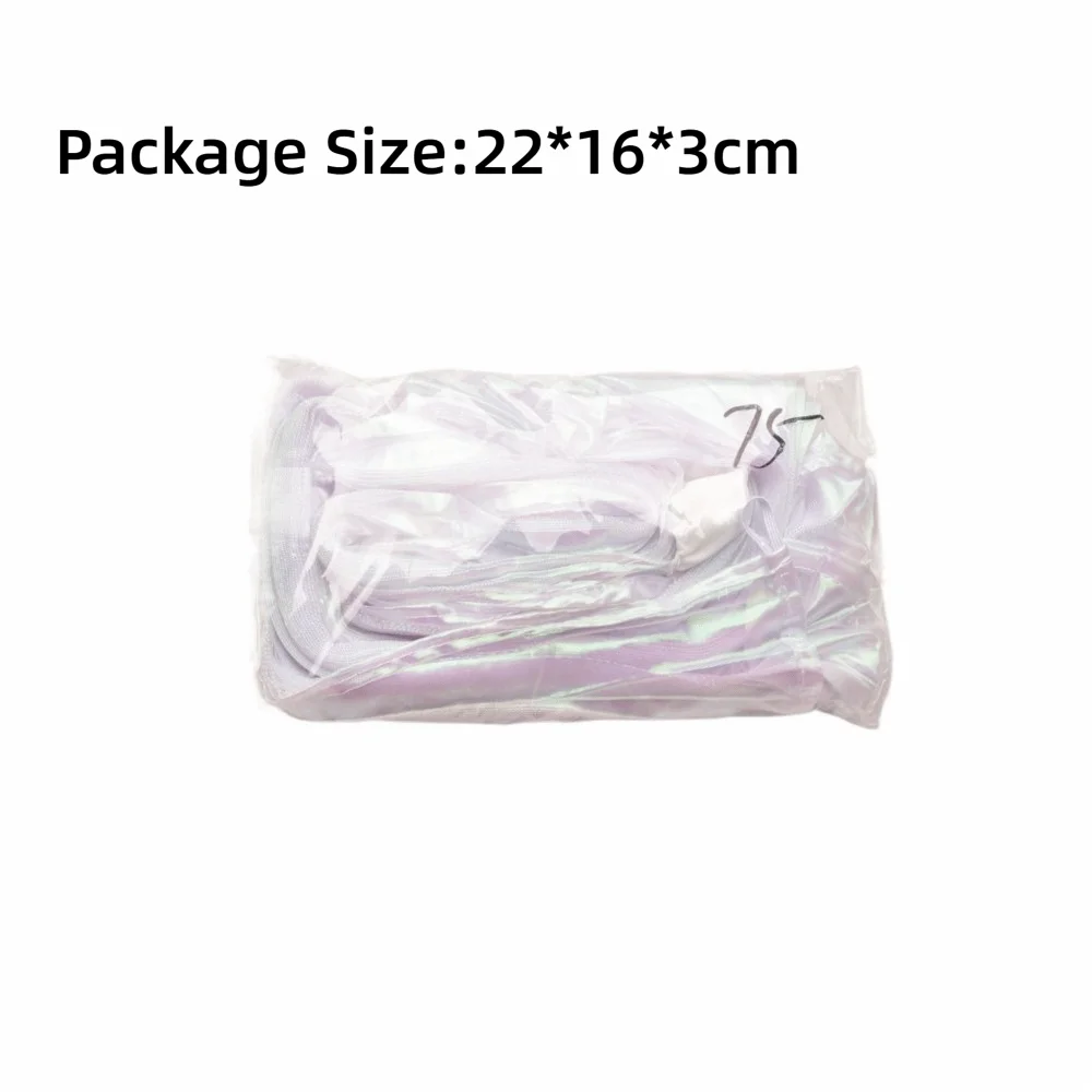 65cm 벨리댄스 날개 투명색 목걸이형 무대 공연 소품 반짝이는 질감 주름 망토 무용 의상 소품