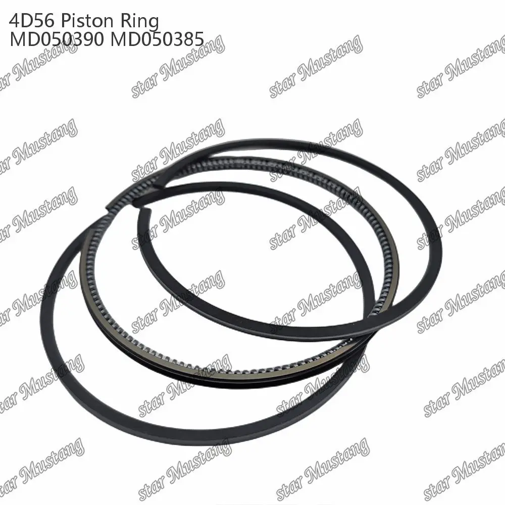 

4D56 Piston Ring MD050390 MD050395 Suitable For Mitsubishi Engine Parts