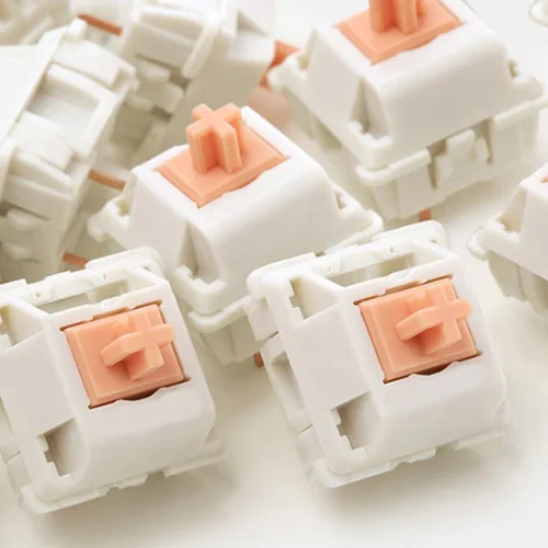 Interruptor de teclado táctil Holy Panda, 3 pines, 55g, 62g, 67g, eje POM, Teclado mecánico, interruptores personalizados, enchufe caliente DIY GK61 TM680 Anne 2