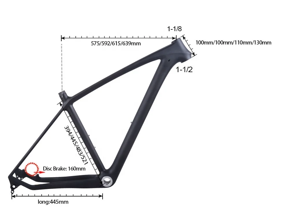 IC Sample Discount BMX Aluminum Electric And 27.5 Carbon MTB Mountain Bike Bicycle Frame