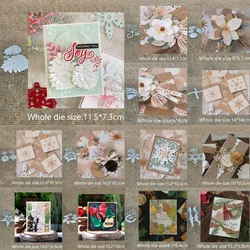 New Design Craft Metal stencil mold Cutting Die snowflake flower leaves scrapbook die cut Album Paper Card Craft Embossing