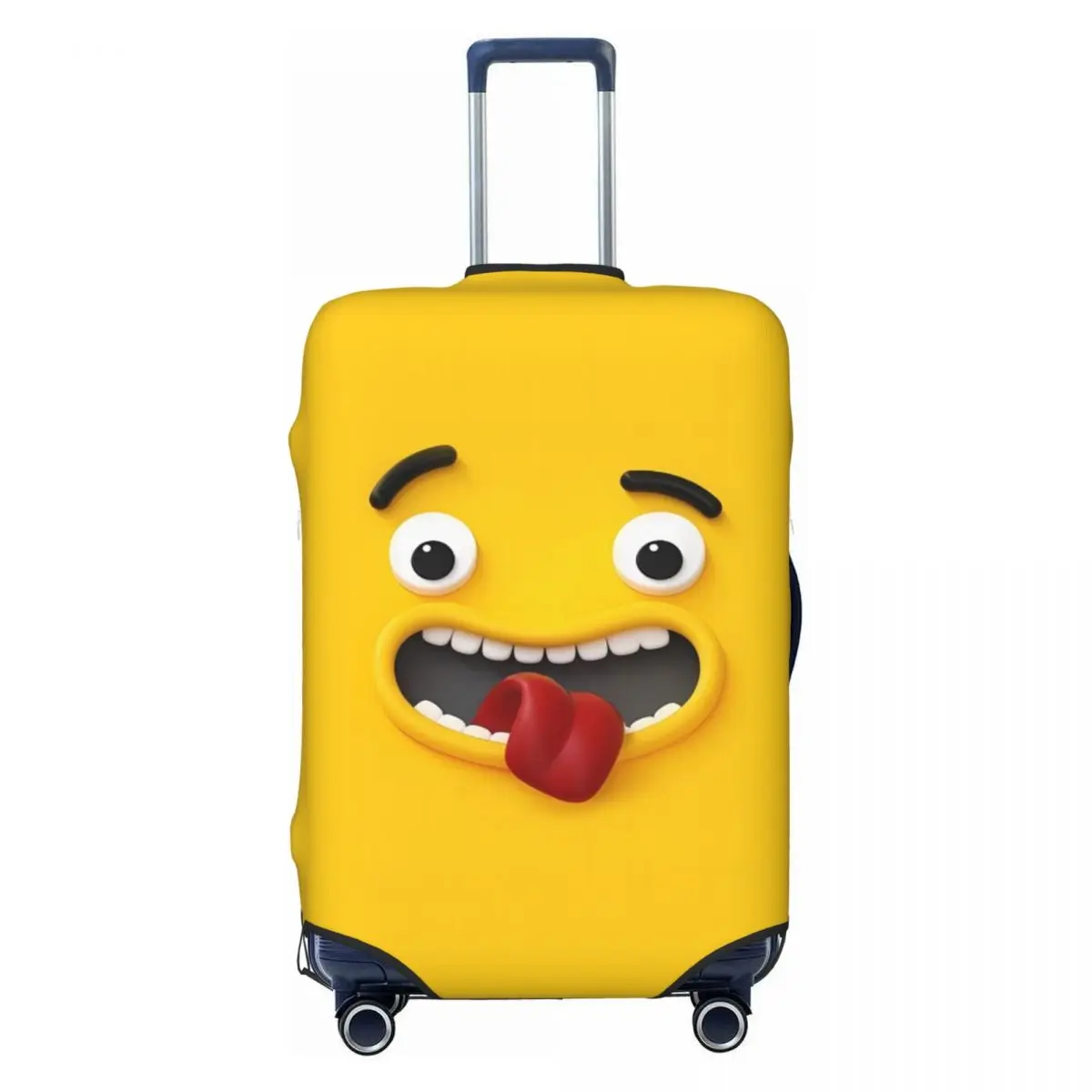 Crazy Expression Suitcase Cover Flight Funny Cartoon Elastic Luggage Supplies Travel Protection