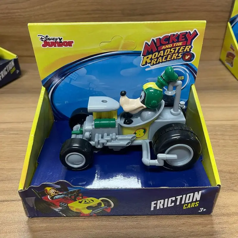 Disney Topolino Tirare Indietro Auto Giocattolo Paperino Daisy Duck Figura di Cartone Animato Modello Inerziale Pull-Back Auto Sportiva Per Bambini Regali di Natale