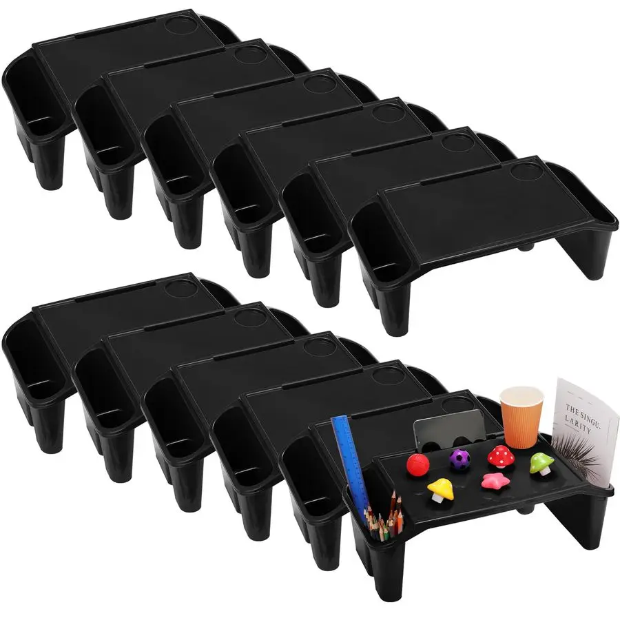 

12 шт. детский стол на коленях, объемный поднос, стол-кровать, пластиковый стол с дополнительным местом для хранения, детский портативный стол для детей S