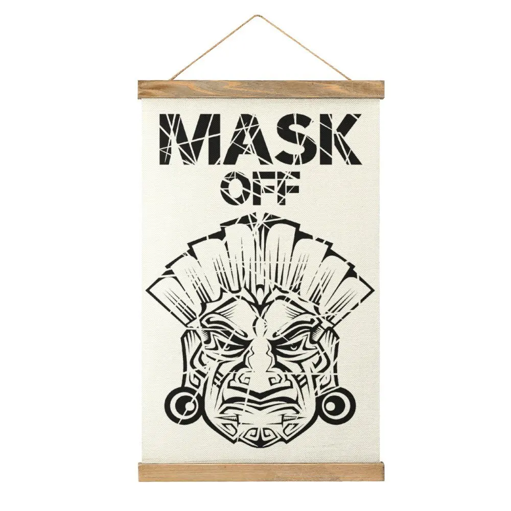 Canvas Hanging Picture Mask Off (tribal Fighter) for Sale Novelty Geek Painting Hotel Wall Decoration  Style Hang Pictures