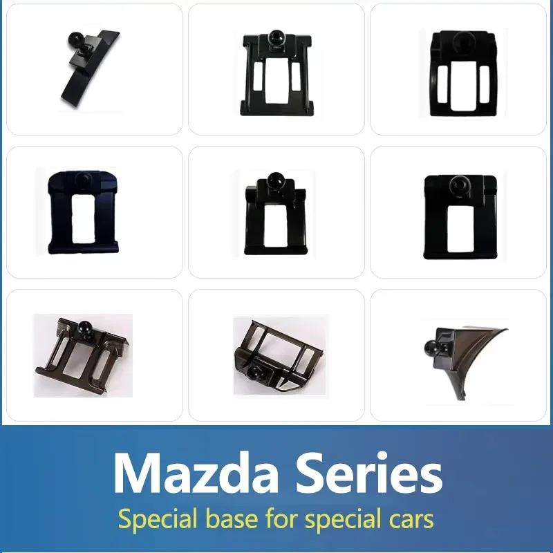 Suporte de Telefone para Carro, Base Fixa Dedicada para Celular, Compatível com Mazda CX5/CX6/CX4 CX-30 Axela Atenea Mazda6
