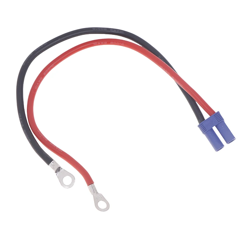 Ec5 para linha terminal tipo o, cabo de carregamento 10awg para carro, motocicleta, cabo de alimentação de emergência, adaptador ec5, acessórios de conversão