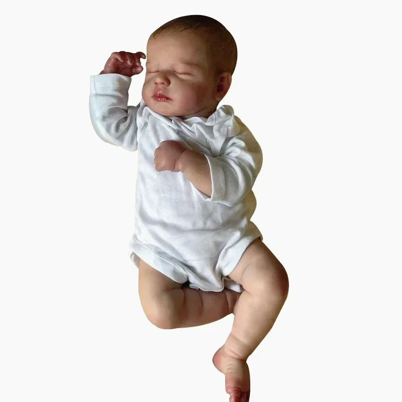 

50CM Already Finished Reborn Baby Doll LouLou Real Soft Touch 3D Painting Skin with Visible Veins Muñecas Bebe Reborn Dolls Toys
