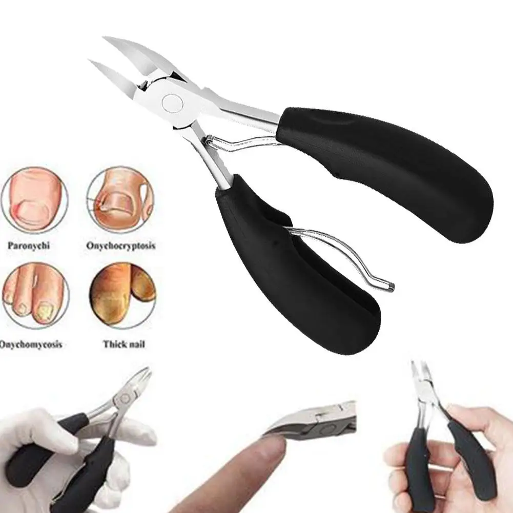 Stainless Steel Nail Clippers Trimmer Ingrown Pedicure Tool Professional Care Cutter Tools Feet Nipper Toenail T6m4