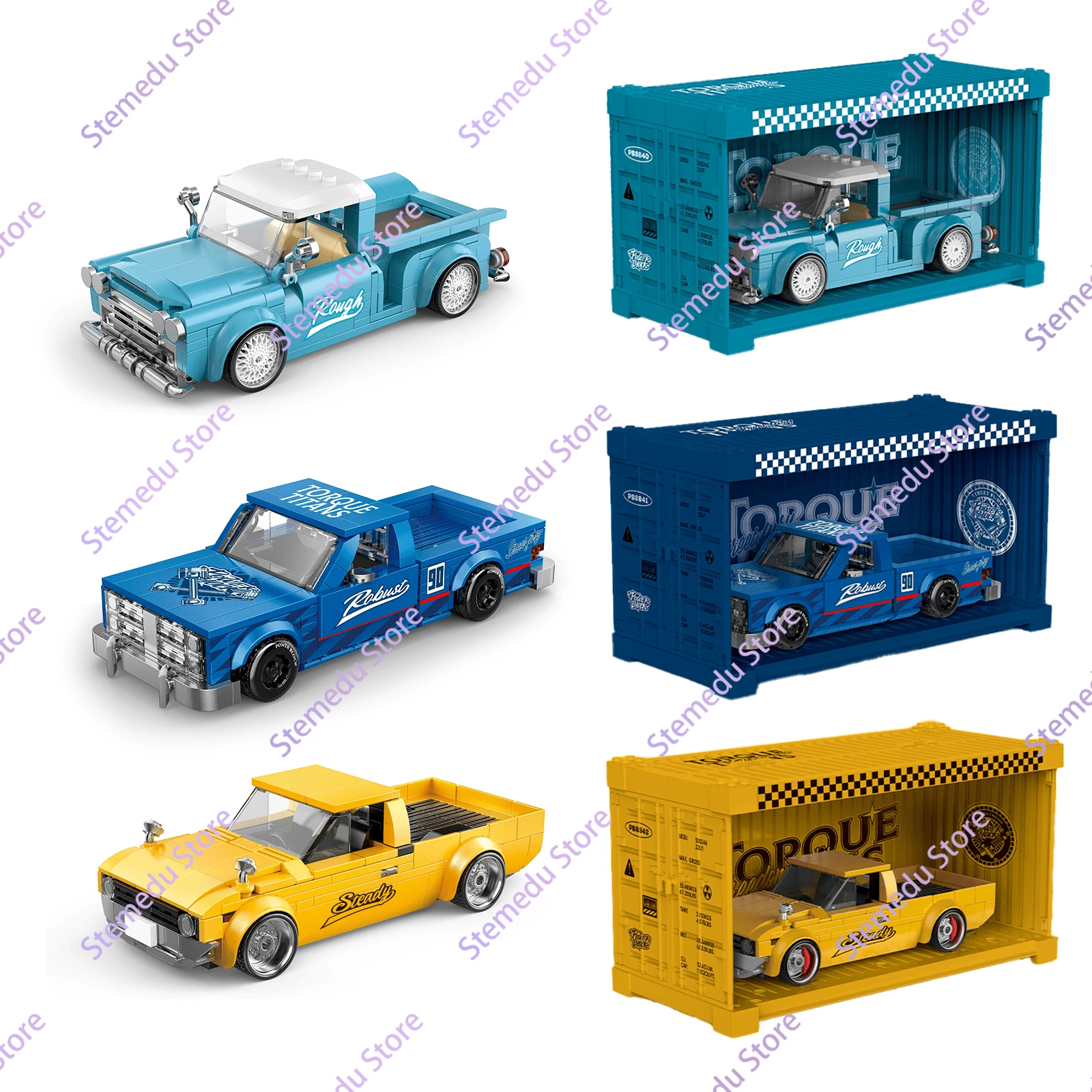 Moc PB8801-8849 carro de velocidade técnica mx5 modelo de carro de corrida campista recipiente bloco de construção tijolo montagem brinquedos crianças presente natal