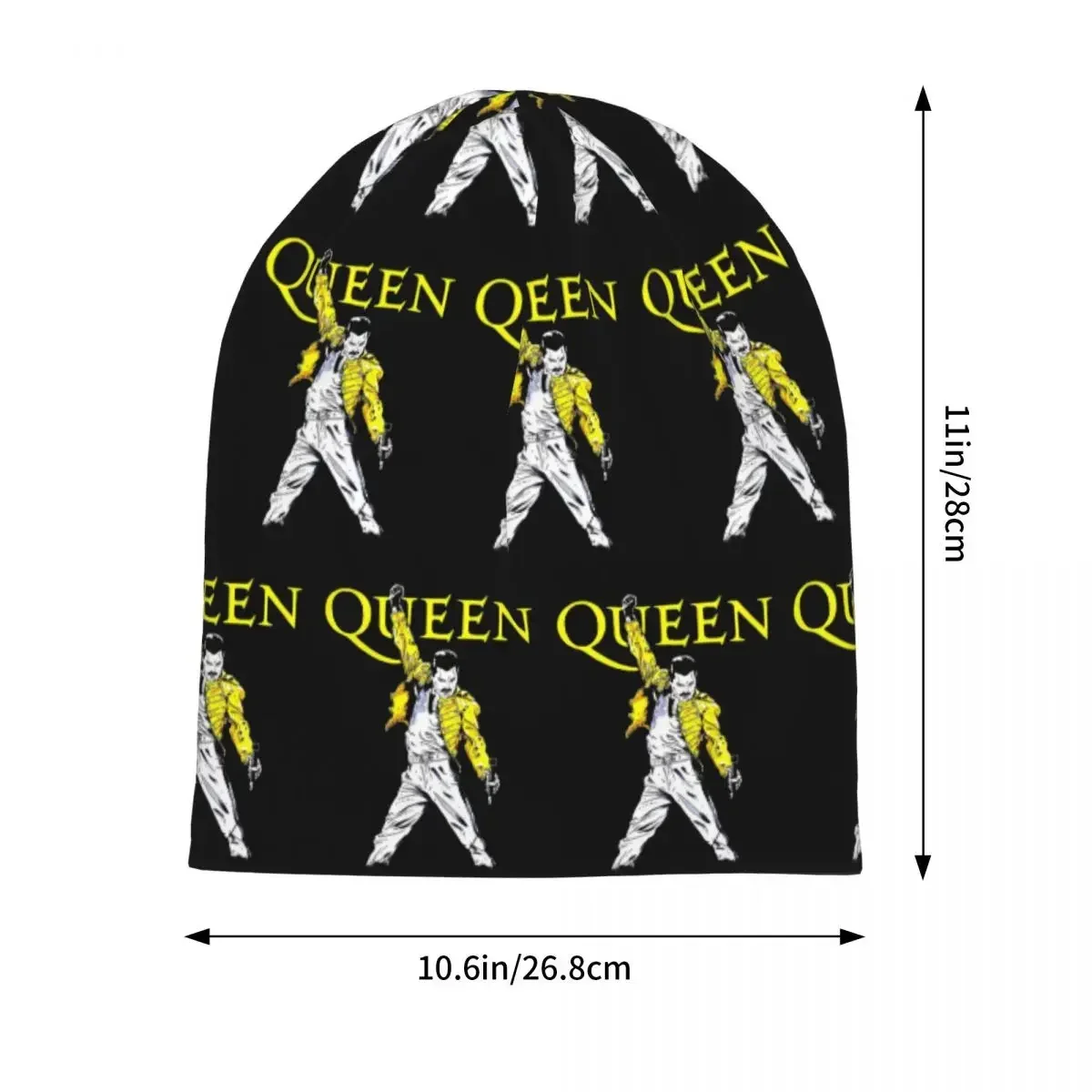 Killer Queen Freddie Mercury Warm Knitted Cap Hip Hop Bonnet Hat Autumn Winter Outdoor Beanies Hats for Men Women Adult