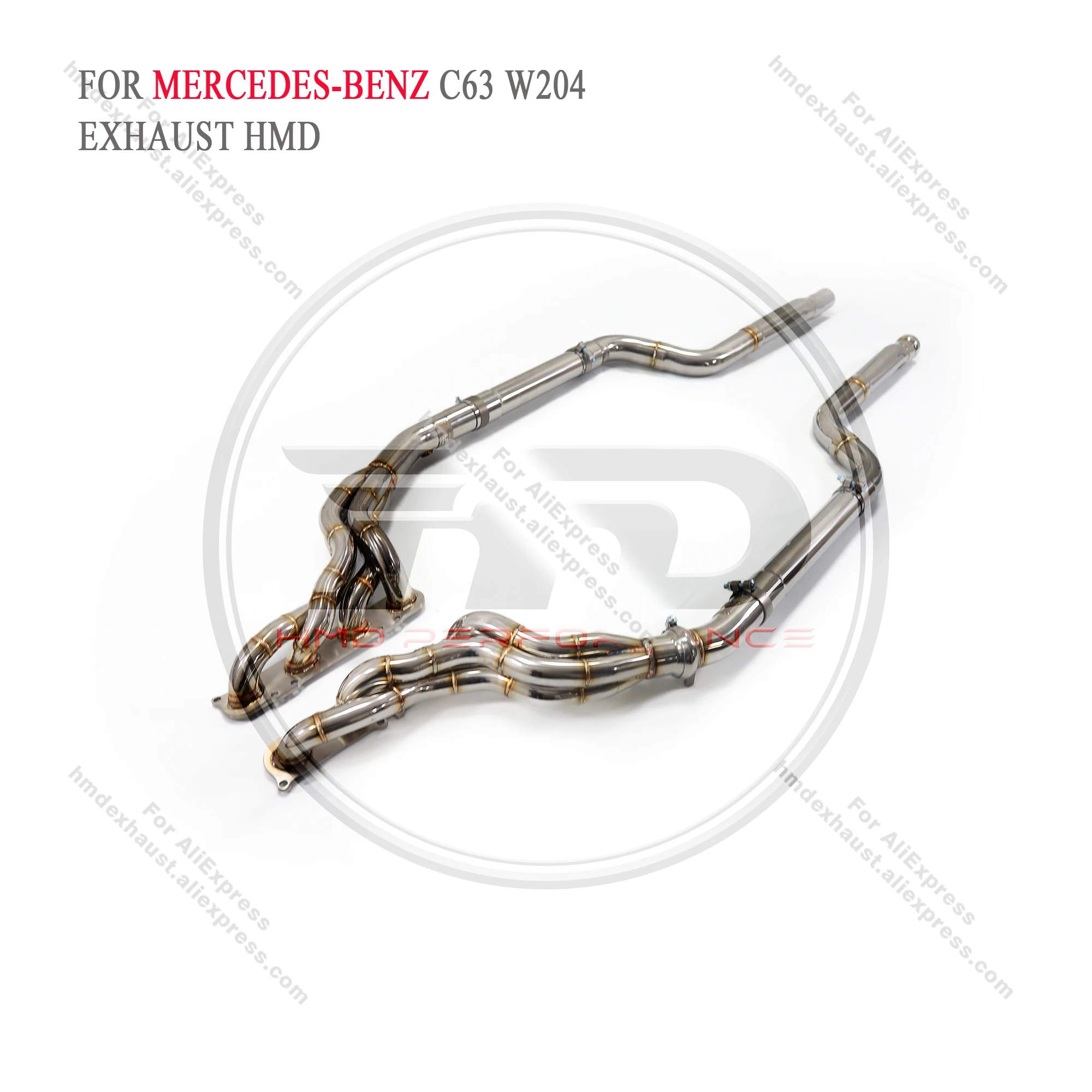 HMD Exhaust System Stainless Steel Performance Downpipe for Mercedes Benz C63 W204 6.2L