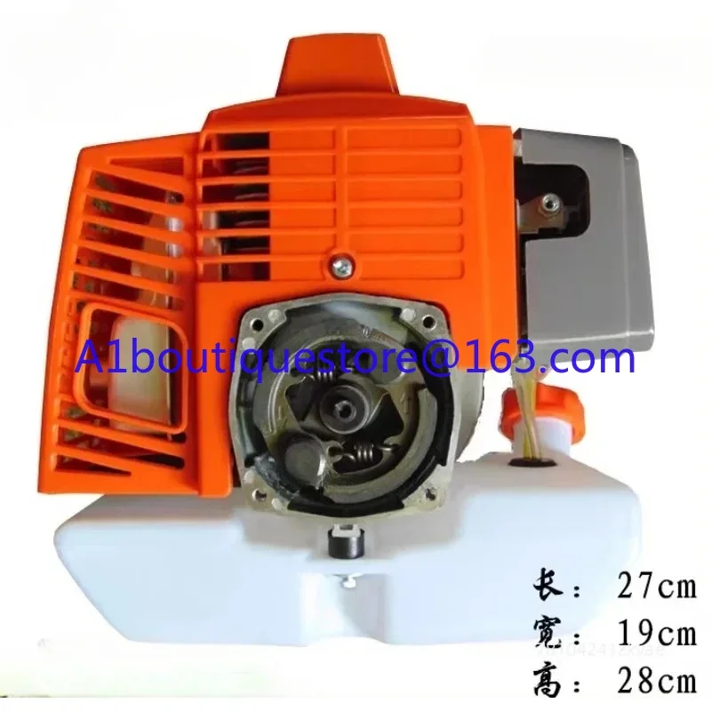 80cc 1E53F 2T  Gasoline Engine 2 Stroke For Earth Drill Brush Cutter Goped  Scooter Outboart Motor  53mm Cylinder Piston