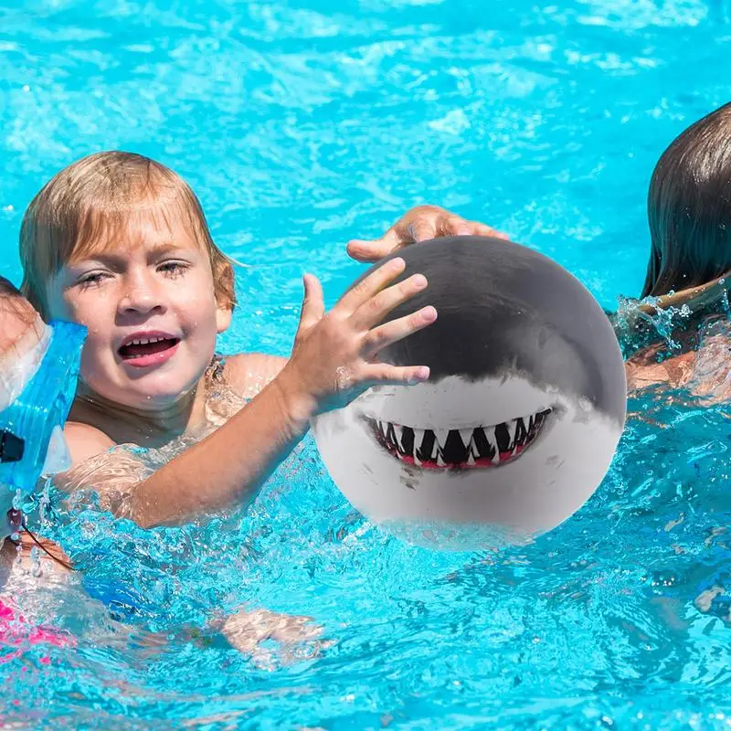 Shark Shape Water Ball สระว่ายน้ําเด็กดําน้ําการฝึกอบรมช่วยสอนชายหาดผู้ปกครอง-เด็ก Interactive เกมกีฬาของเล่น
