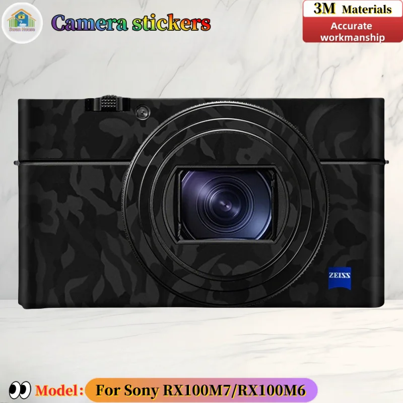 For Sony RX100M7/RX100M6 Camera stickers, DIY skin,Precision tailoring wear-resistant protective film