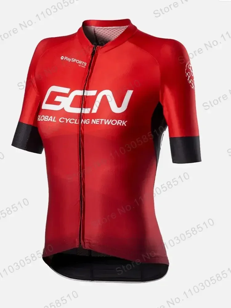 AliExpress NONE New 2024 GCN Cycling Jersey Set Men Cycling Clothing Road Bike Shirts Suit Bicycle Bib Shorts MTB PRO Team Wear Maillot Culotte