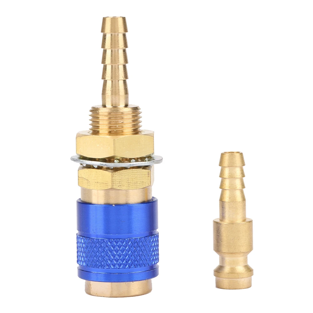 Brass M6 Gas/Water Quick Connector for MIG TIG Welder Torch Fitting For Welding Torch