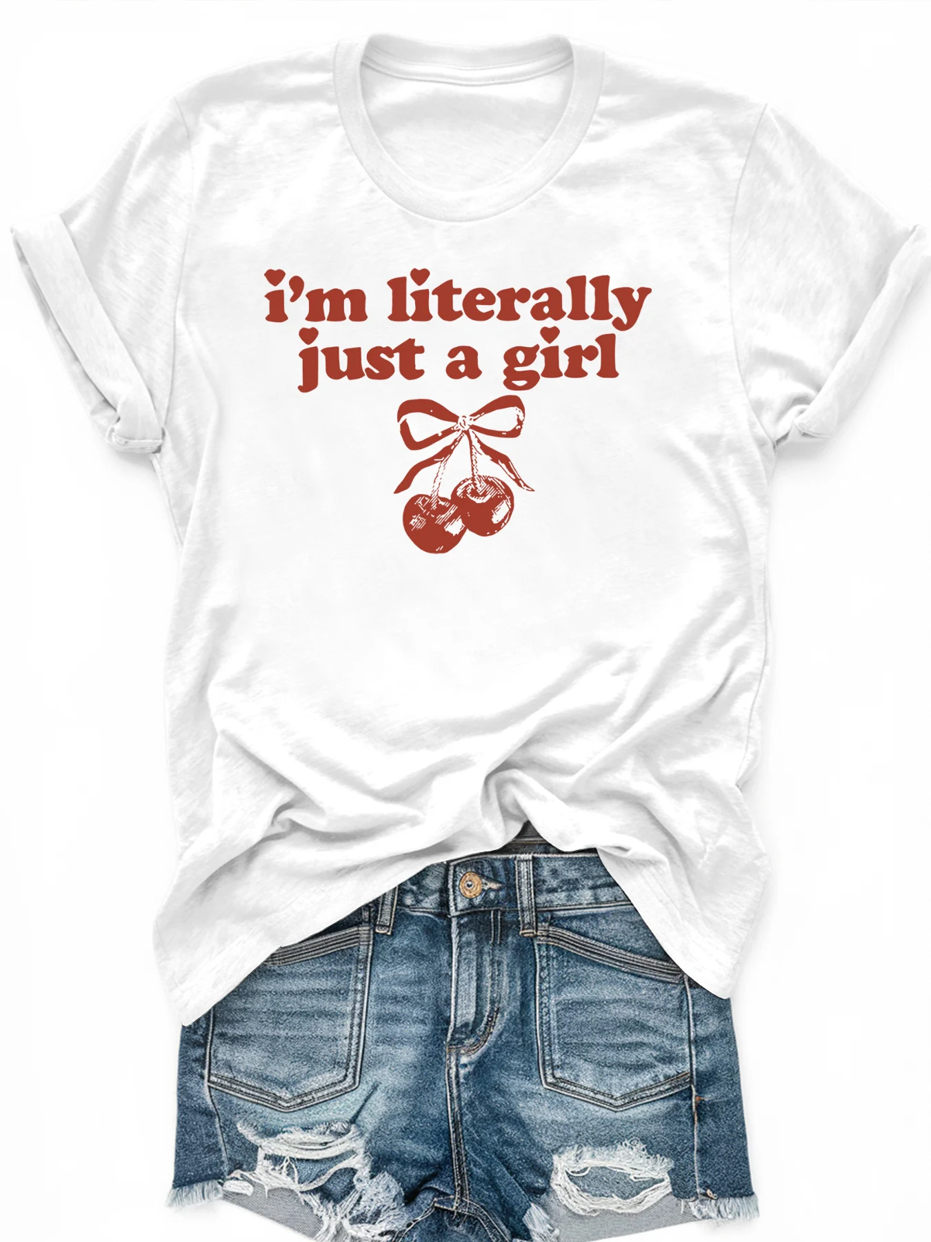

Women's large-size printed short-sleeved T-shirt, loose and casual, soft, comfortable and breathable, outdoor sports