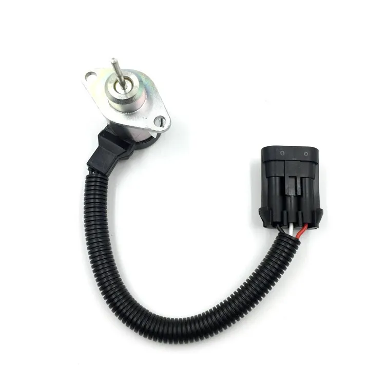 Solenoide de cierre de combustible para Bobcat 6691498, S130, S150, S160, S175, S185, S205, S450