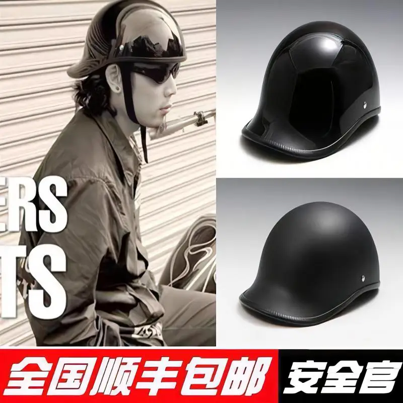 High strength fiberglass half helmet 1/2, designed specifically for Harley and cruise motorcycle protective helmets,Capacete