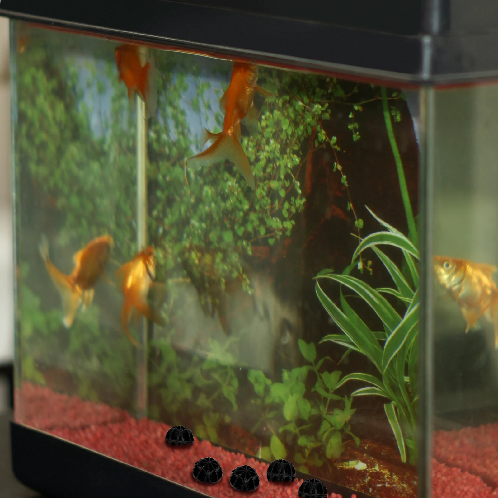 

100 Pcs Bio Balls Aquarium Filter Fish Tank Accessories Freshwater Saltwater Stable Water Quality Reduce Fish Death Increase