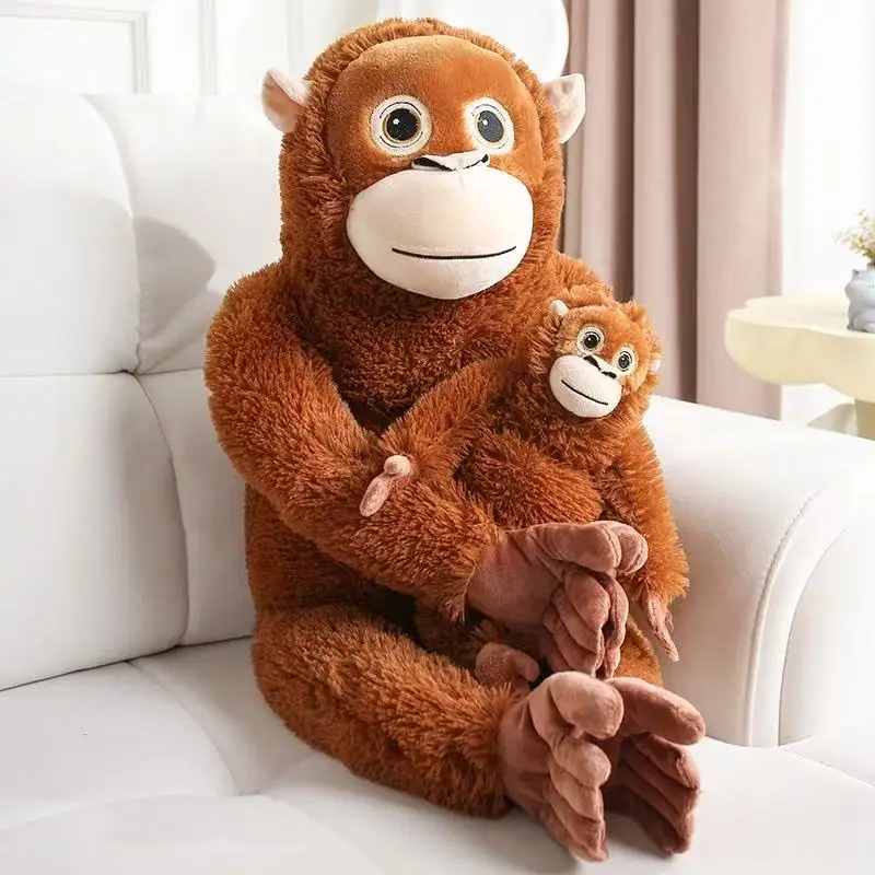 Neueste Simulierte Kuschel-Gorilla-Puppe Kawaii Plüschtier-Figur Cartoon-Anime Niedliches Kinder-Geburtstags- und Feiertagsgeschenk – Detail 17
