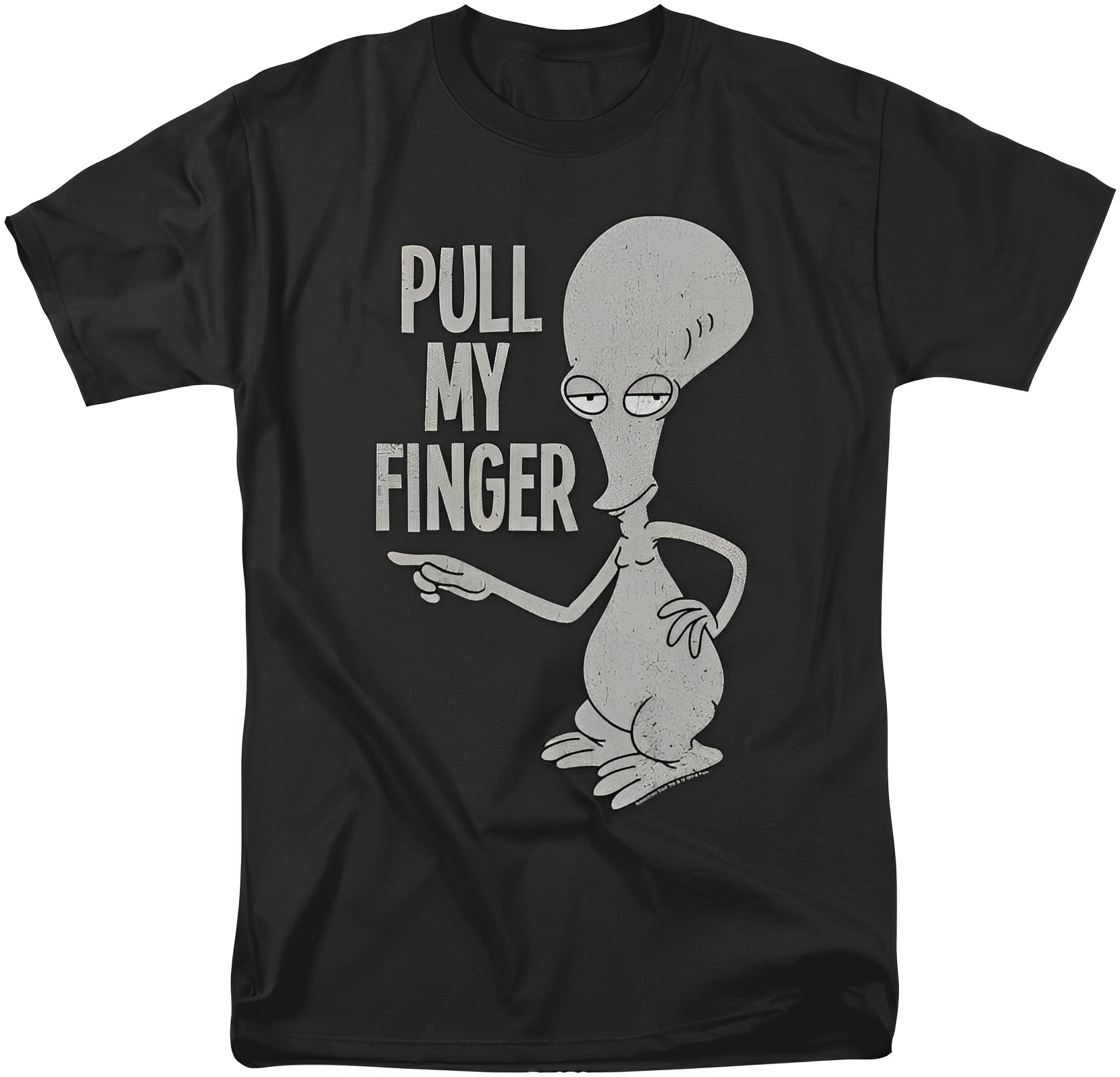 American Dad Cartoon Sitcom TV Series Roger Pull My Finger Adult T-Shirt