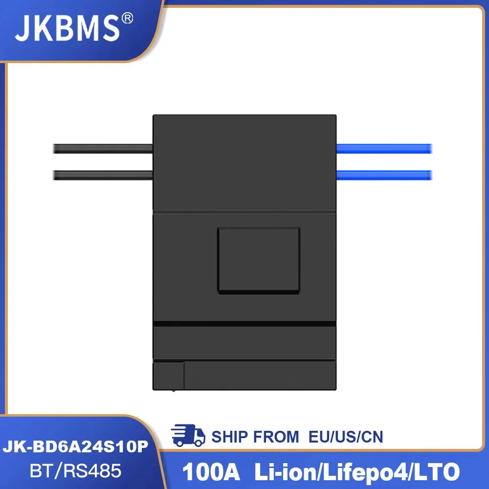 

Хранилище аккумулятора JKBMS 8S 9S 10S 11S 12S 13S 14S 15S 16S 20S 21S 24S Smart BMS 60A 80A 100A Active Balance Lifepo4 18650