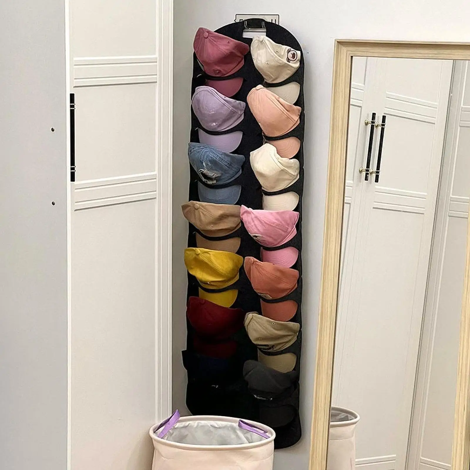 Hat Racks for Baseball Caps Household Organization Felt Hat Hangers for Wall