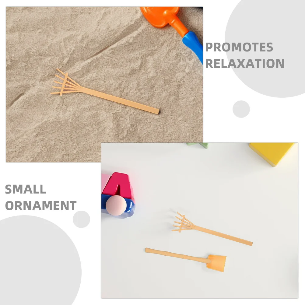 1 مجموعة 1 مجموعة زن حديقة أشعل النار أدوات Diy بها بنفسك الرمال طقم فني سطح المكتب ديكور اليابانية مصغرة علبة الرمل اكسسوارات رمل #5