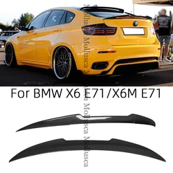 For BMW X6 E71 PSM Style Carbon fiber Rear Spoiler Trunk wing 2007-2014