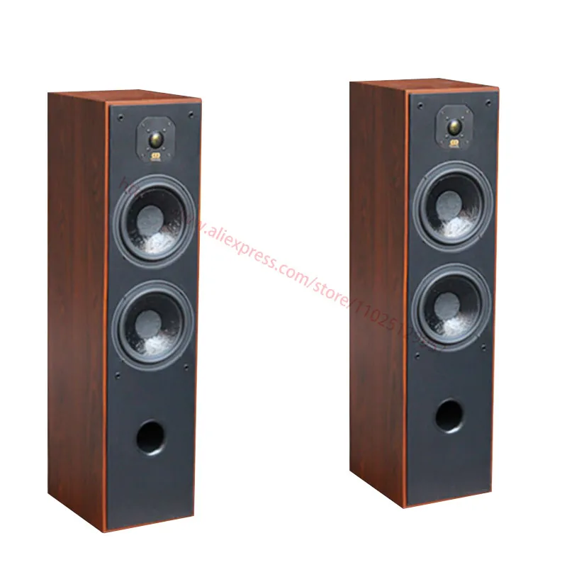 8 Inch 4 Ohm 50W 2.0 Stereo Two-way Passive Speaker Home Floor HiFi Speakers is Suitable For Amplifier Audio