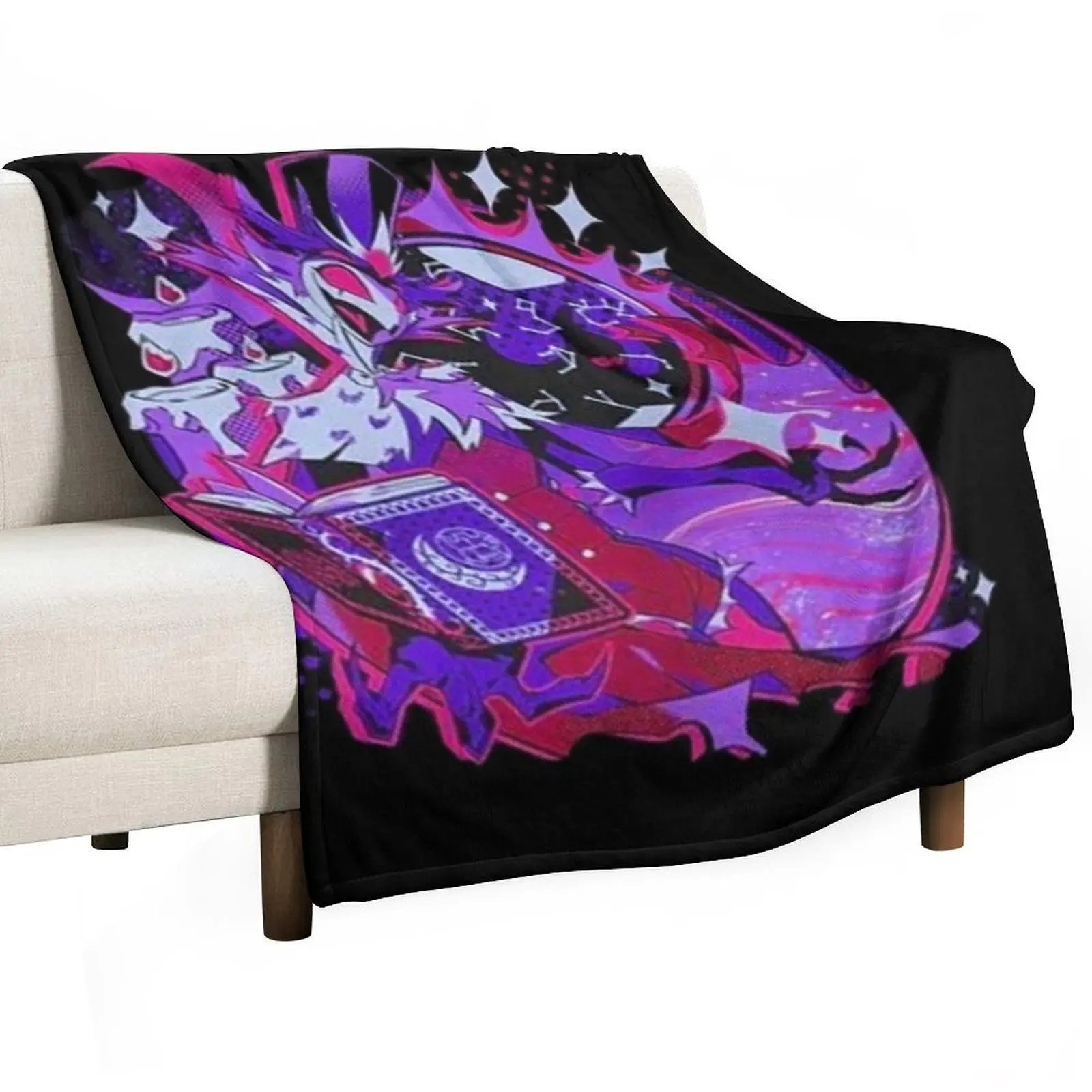 Helluva Boss Stolas Throw Blanket Warm Retros christmas gifts Blankets For Baby Custom Stuffeds Blankets
