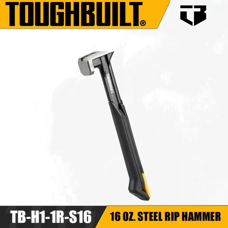 TOUGHBUILT TB-H1-1R-S16/TB-H1-1R-S18 16 OZ. 18 OZ. Steel Rip Hammer Smooth Face Hand Tools