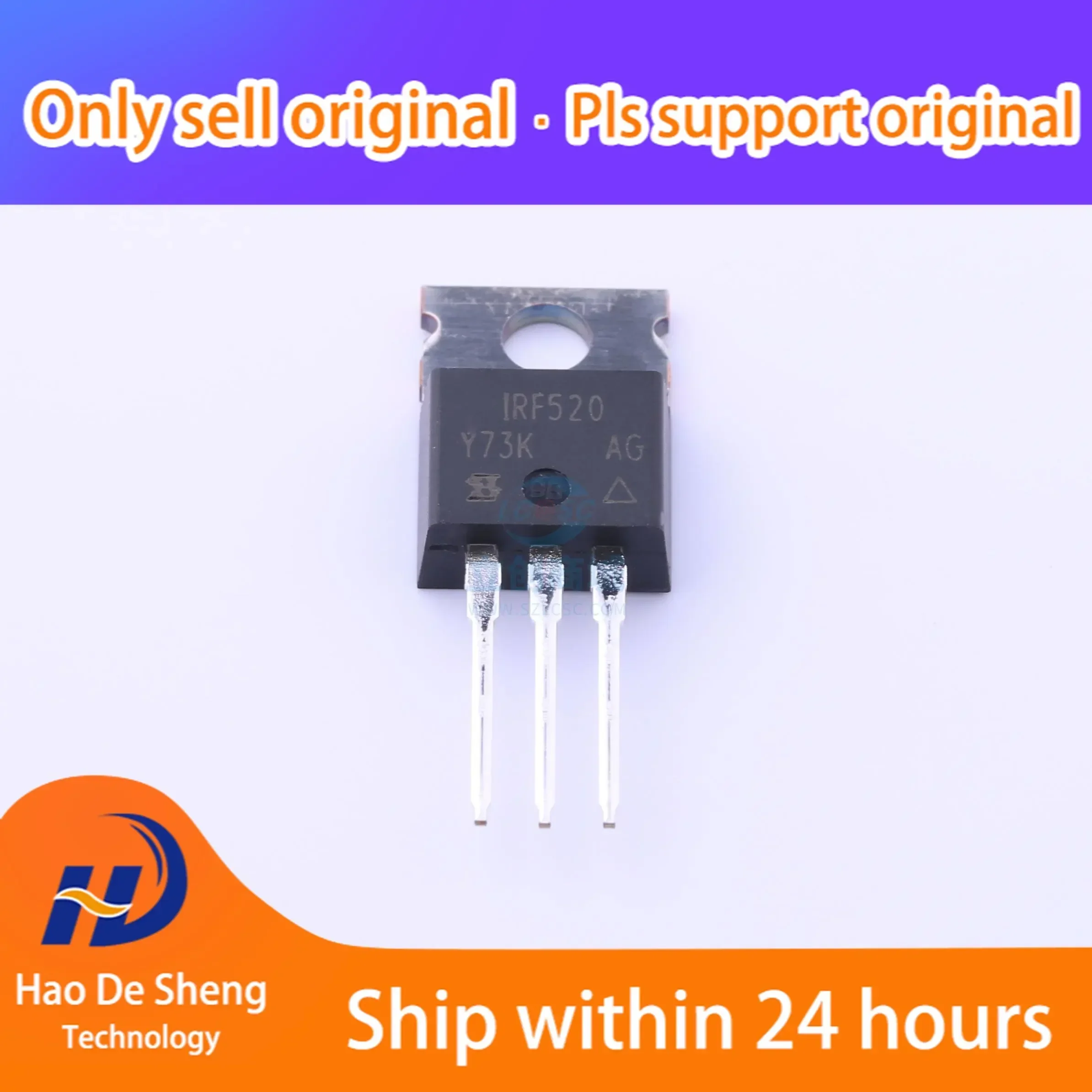 

10PCS/LOT IRF520PBF IRF520 TO-220 New original in Stock