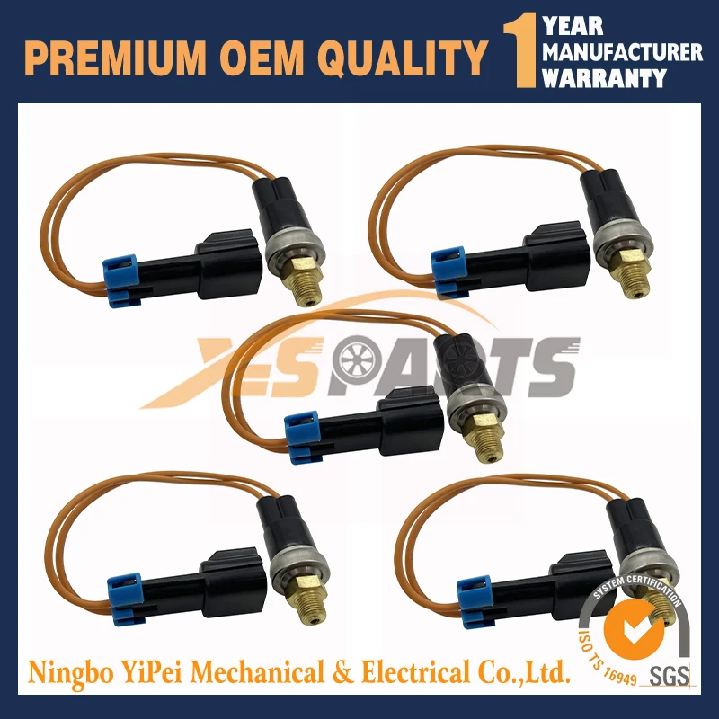 

5PCS Pressure Sensor Switch 12-00456-00 For Vector 1800 Supra 422 450 550 622 644 722 744 750 850 922 950 Maxima 1000 1300