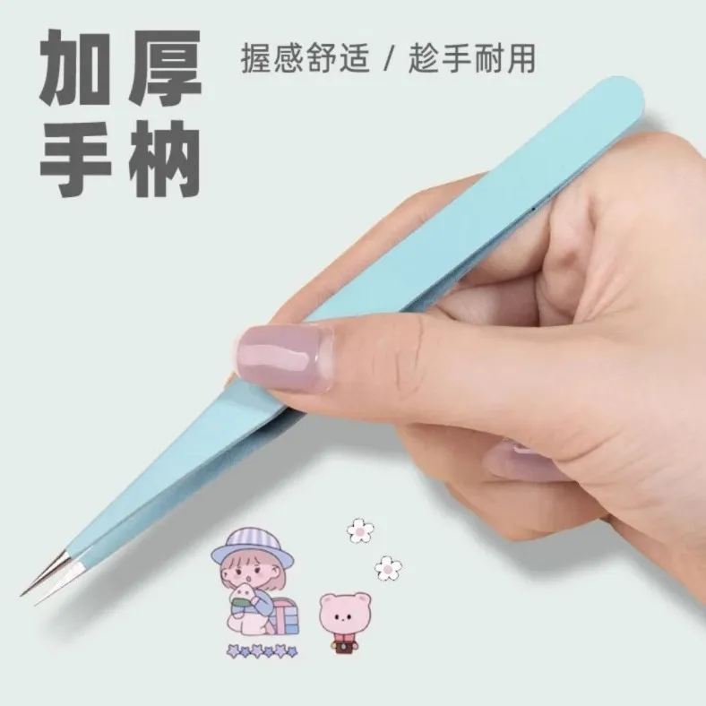 Stainless Steel Tweezer Macaroon Color Clip For Diy Decroative Journal Diary Scrapbook Sticker Tool Back To School Student Suppl