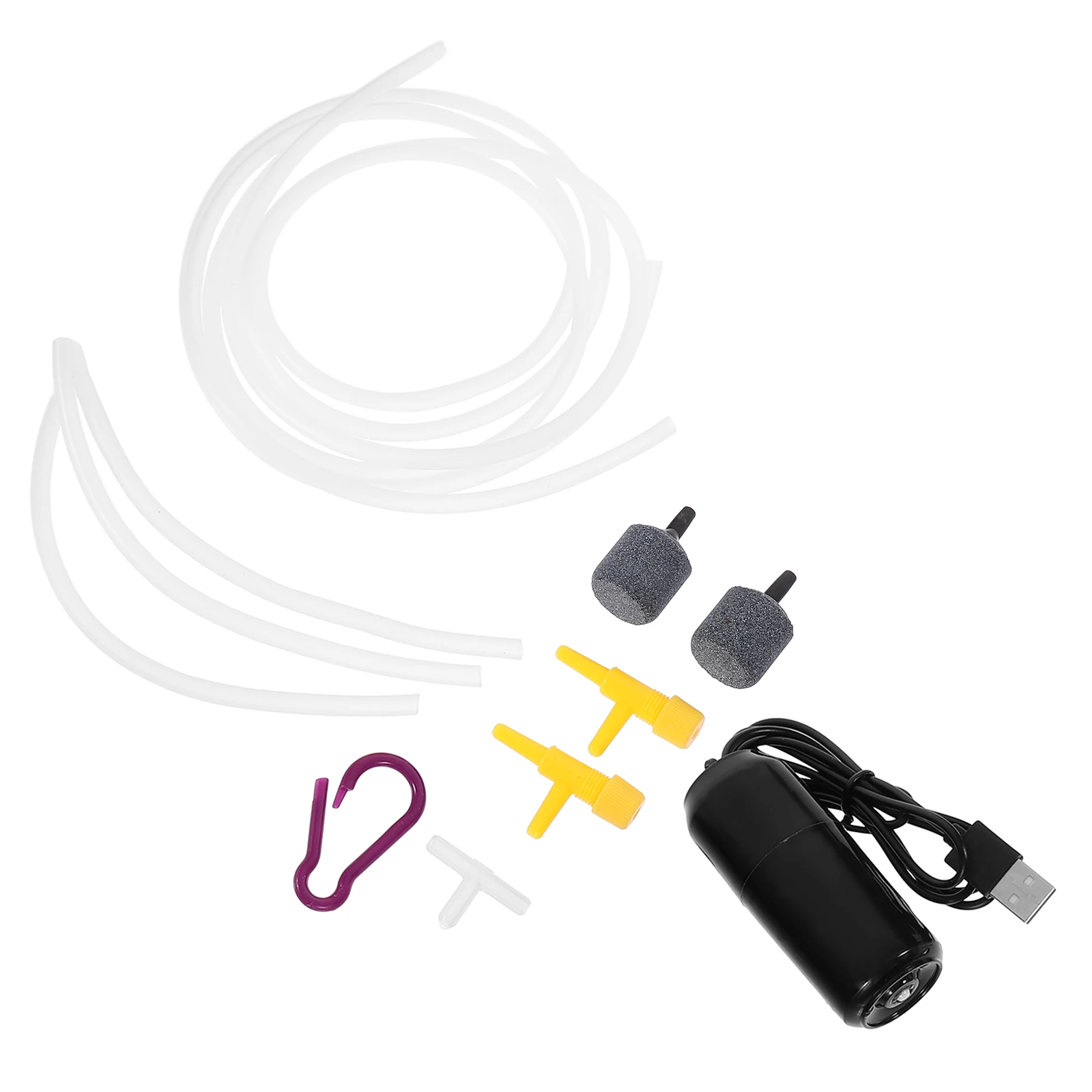 

Mini Aquarium Oxygen Pump USB Aerator Fish Tank ABS Copper Easy Installation Quality Practical Home Outdoor Garden Use