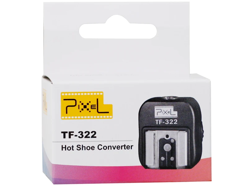 New Pixel TF-322/324/325 TTL Flash Hot Shoe Hotshoe Adapter Converter For Canon sony to Canon/Nikon Camera Controller Cord