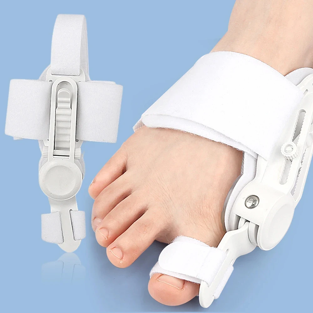 

Корректор бурсита лодыжки, 1/2 шт., для женщин и мужчин, выпрямитель для большого пальца ноги, фиксация бурсита стопы, подходит для левой и правой ноги