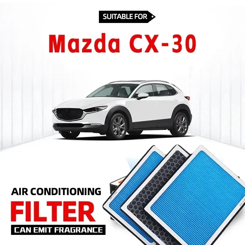 For Mazda CX-30 Cabin filter Air Filter Activated Carbon Air Conditioning Filter with Fragrance to Purify Car Cabin Air