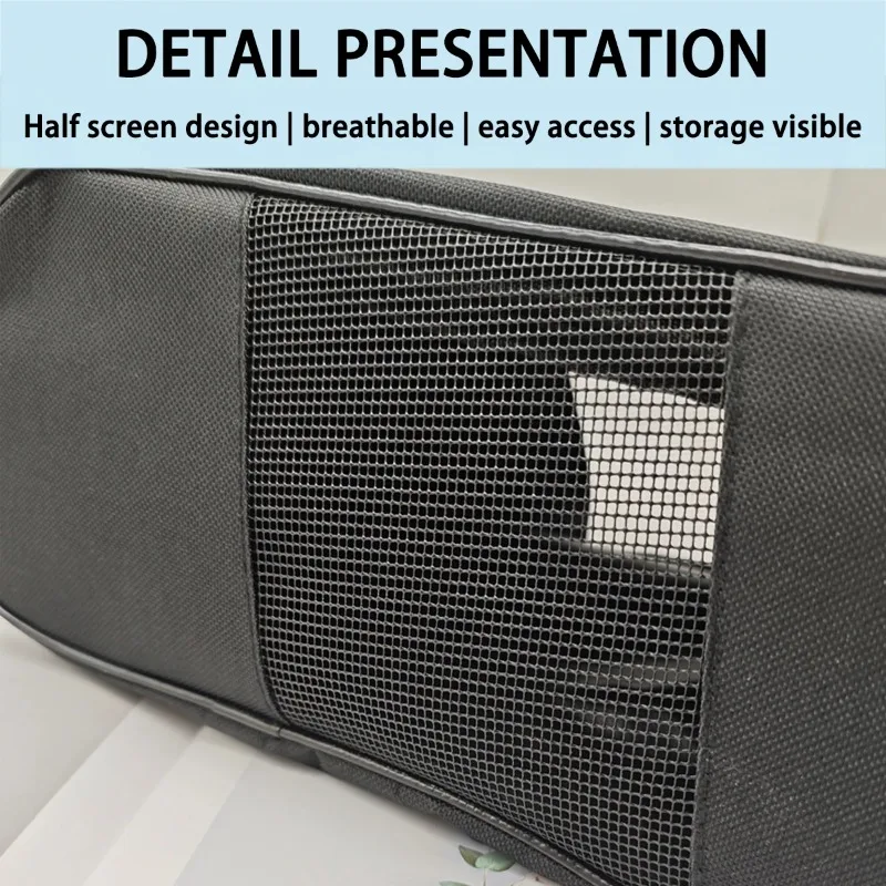 Tragbare Schuhtasche aus Oxford-Gewebe, atmungsaktive, leichte Handtasche, staubdichte Schuhtasche – Detail 5