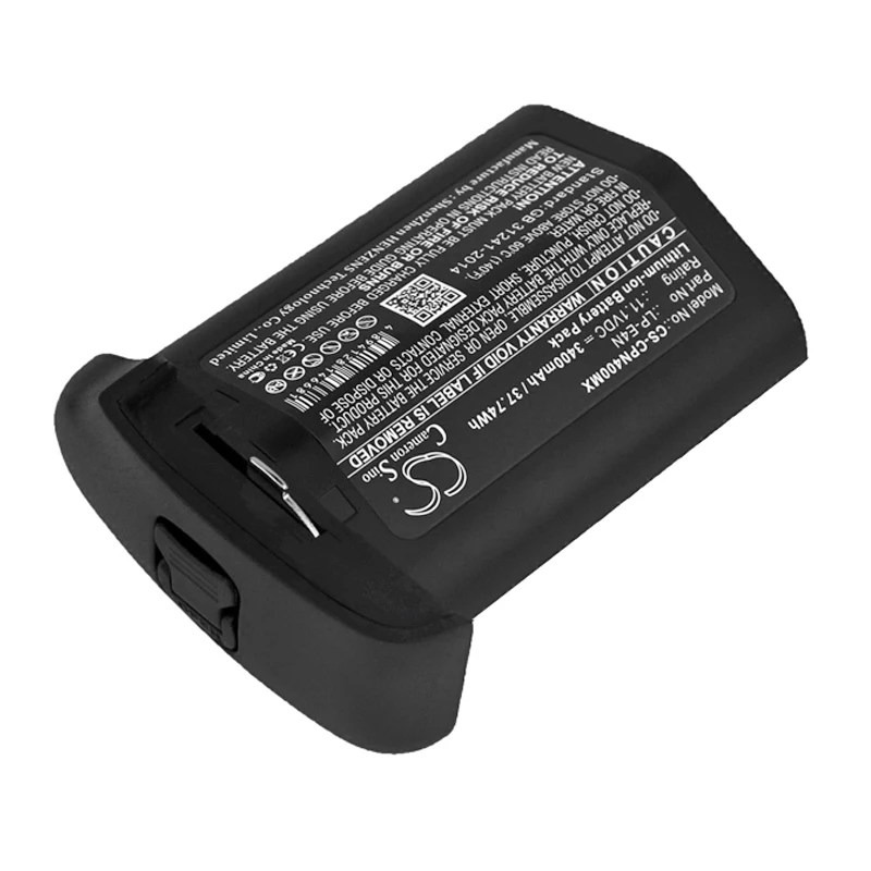 Camera 3400mAh / 37.74W Battery For Canon：EOS 1DX Mark 2  1DX  1DS Mark 3  1D Mark 3  1D Mark 4 MT-24EX  EOS-1D X 540EZ 580EX