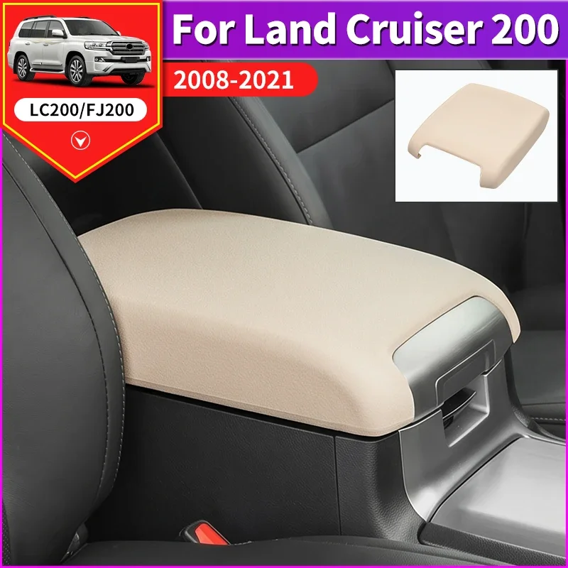 

For 2008-2021 Toyota Land Cruiser LC200 200 Armrest Box Cover Silicone pad Dustproof Anti Car Interior Protection Accessories